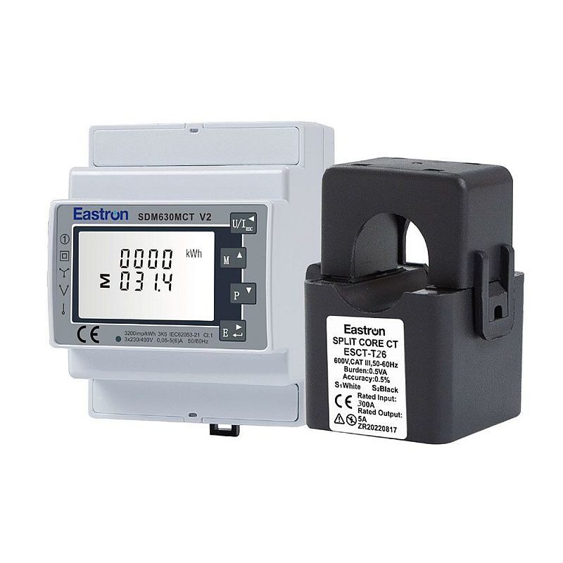 SigenStor 3-Phasen-Energiezähler + TP 300A CT DH-Transformatoren