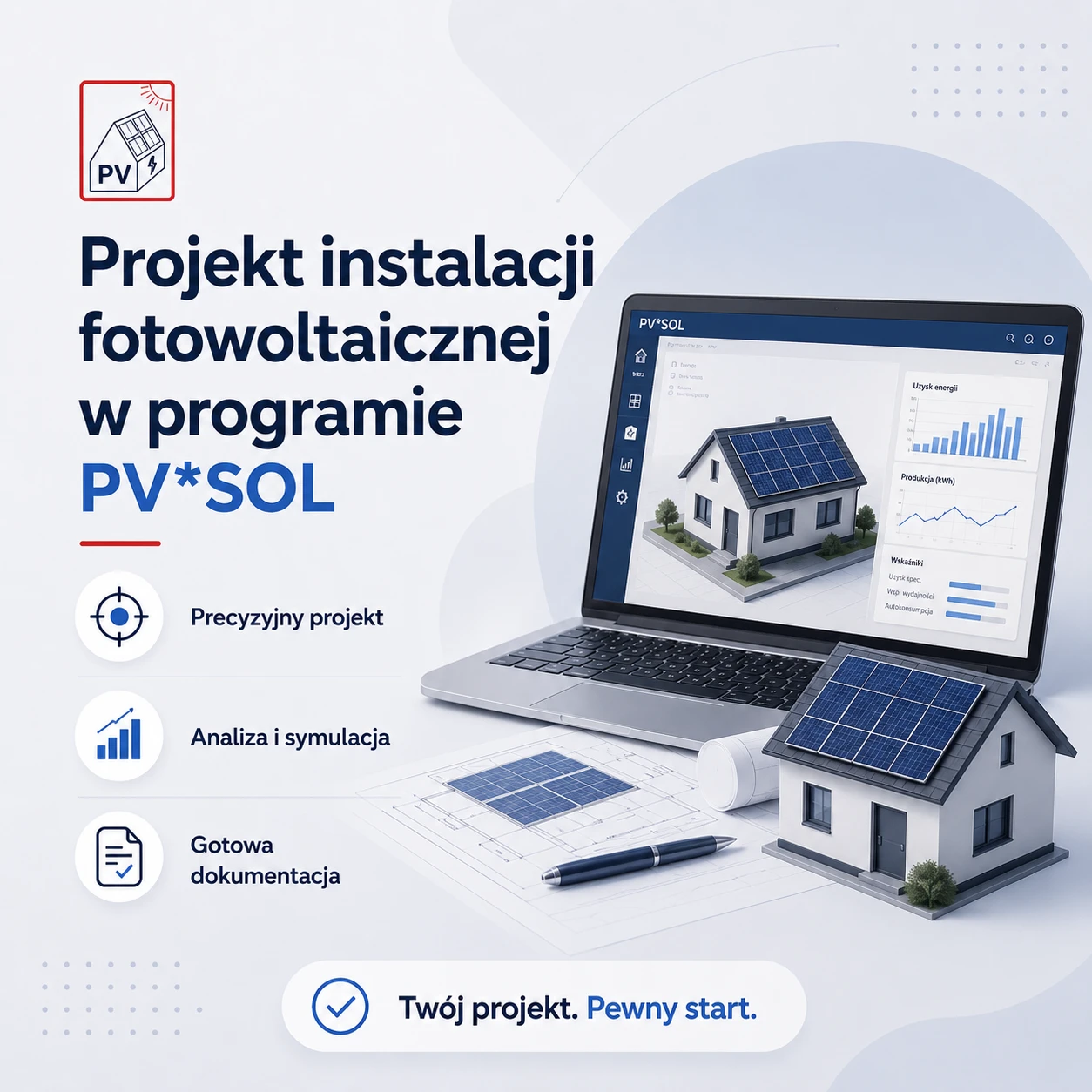 Projekt instalacji fotowoltaicznej w programie PV*SOL