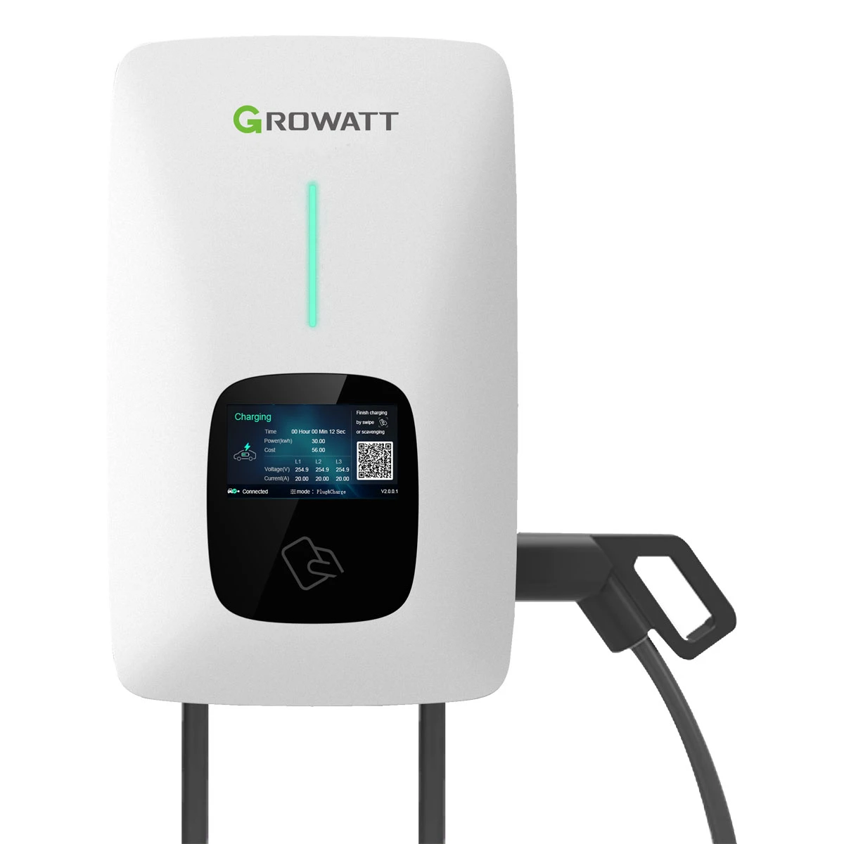 Growatt THOR 22AS P V1 Typ 2 22kW 5m Ladestation